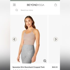 Pink Beyond Yoga top